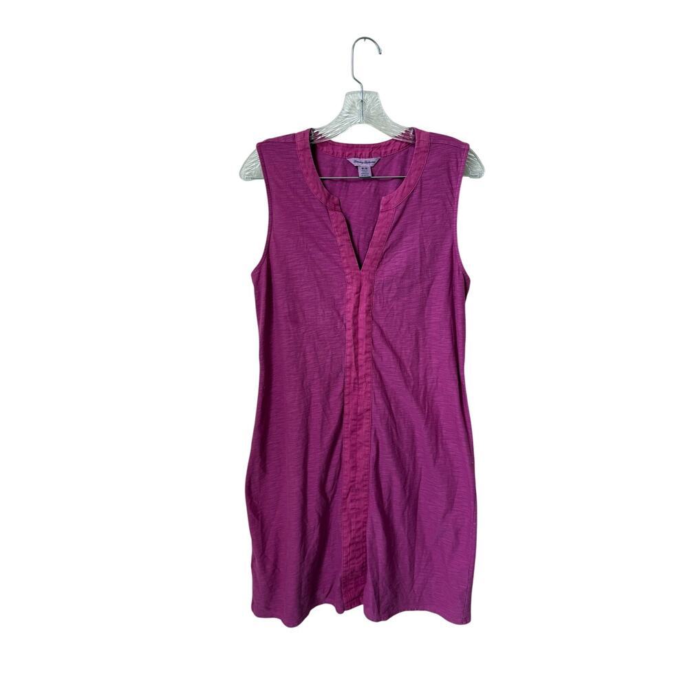Tommy Bahama Sleeveless Pink Cotton Dress Size Medium